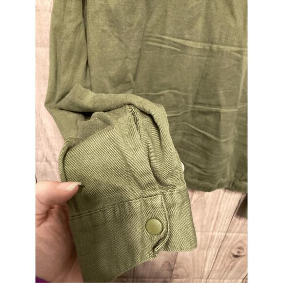Nike 6.0 Large girls army green light jacket Parker pockets - Picture 5 of 8